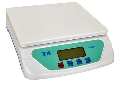 Ionix Weight Machine for Shop 30kg / 30kg Weight Machine for Shop/Weight Machine for Home Kitchen/Kitchen Weight Machine Digital/Weight Machine for Home Kitchen with Adaptor, White