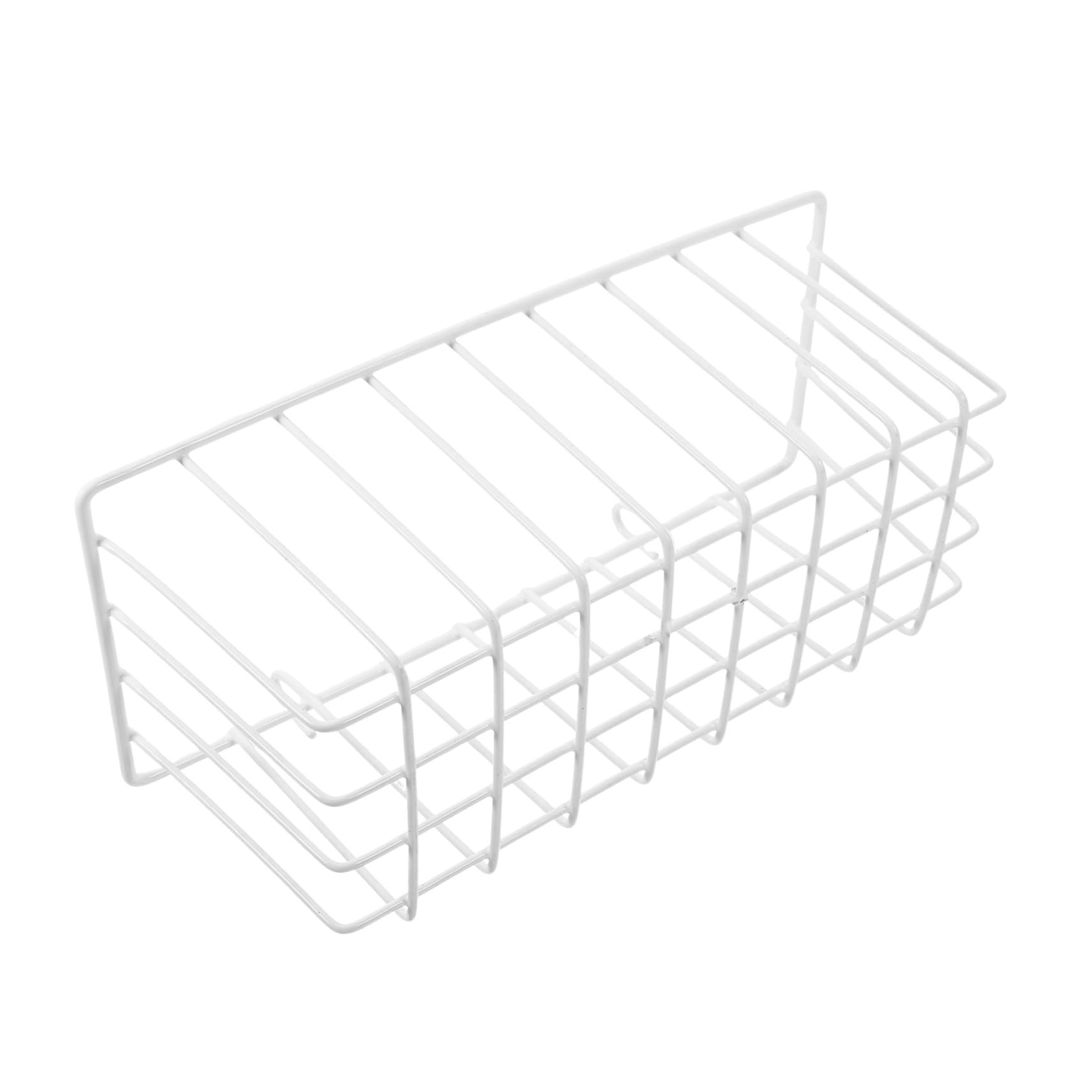 Organizador de pared colgante de hierro para baño y dormitorio Gadpiparty blanco