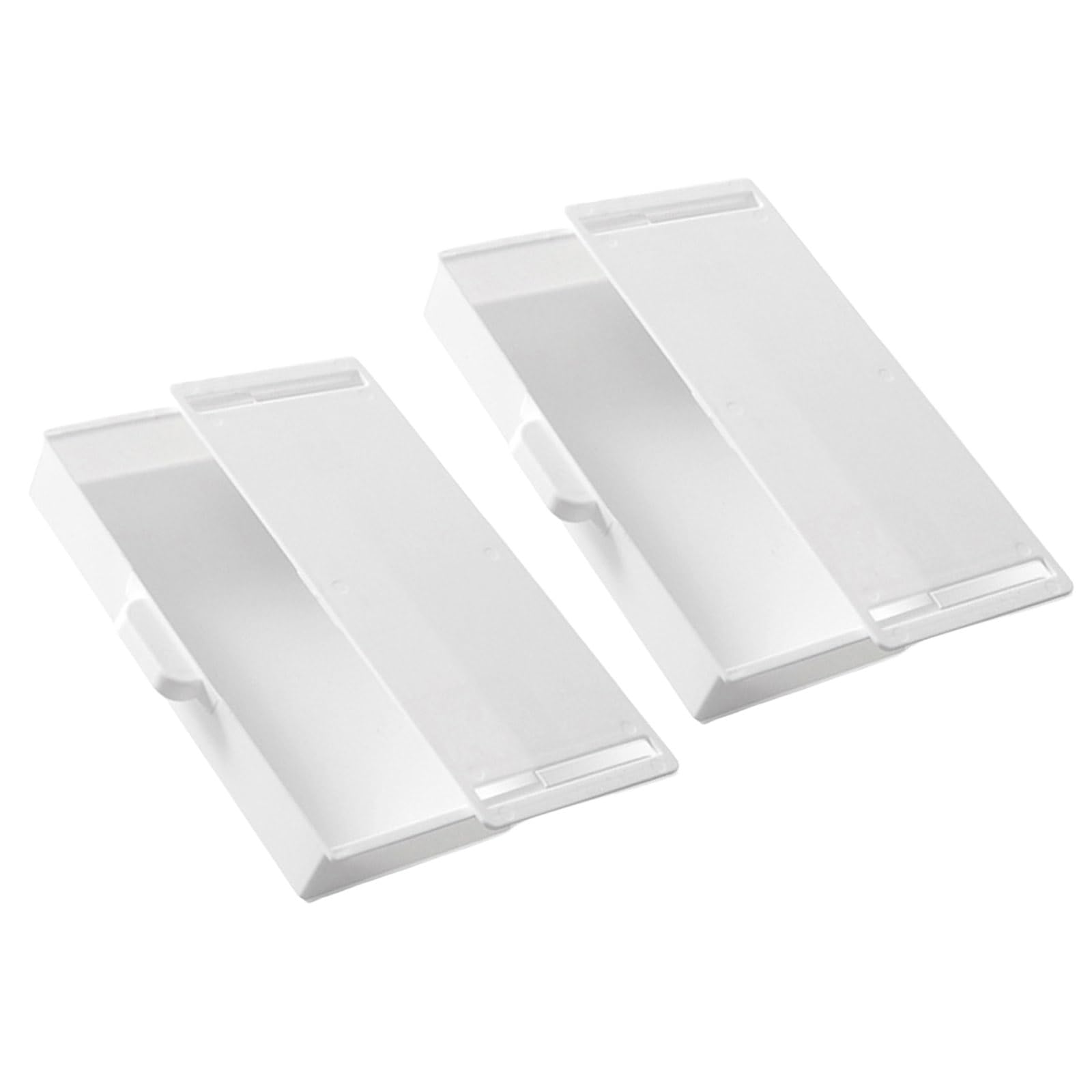 Kaeltsyn Of 2 Stick on Storage Containers for Small Space Household Under Desk Organizers Secret Adhesive Storage Box