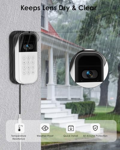 Support clavier vidéo myQ Smart Garage ajustable noir et résistant intempéries - 6