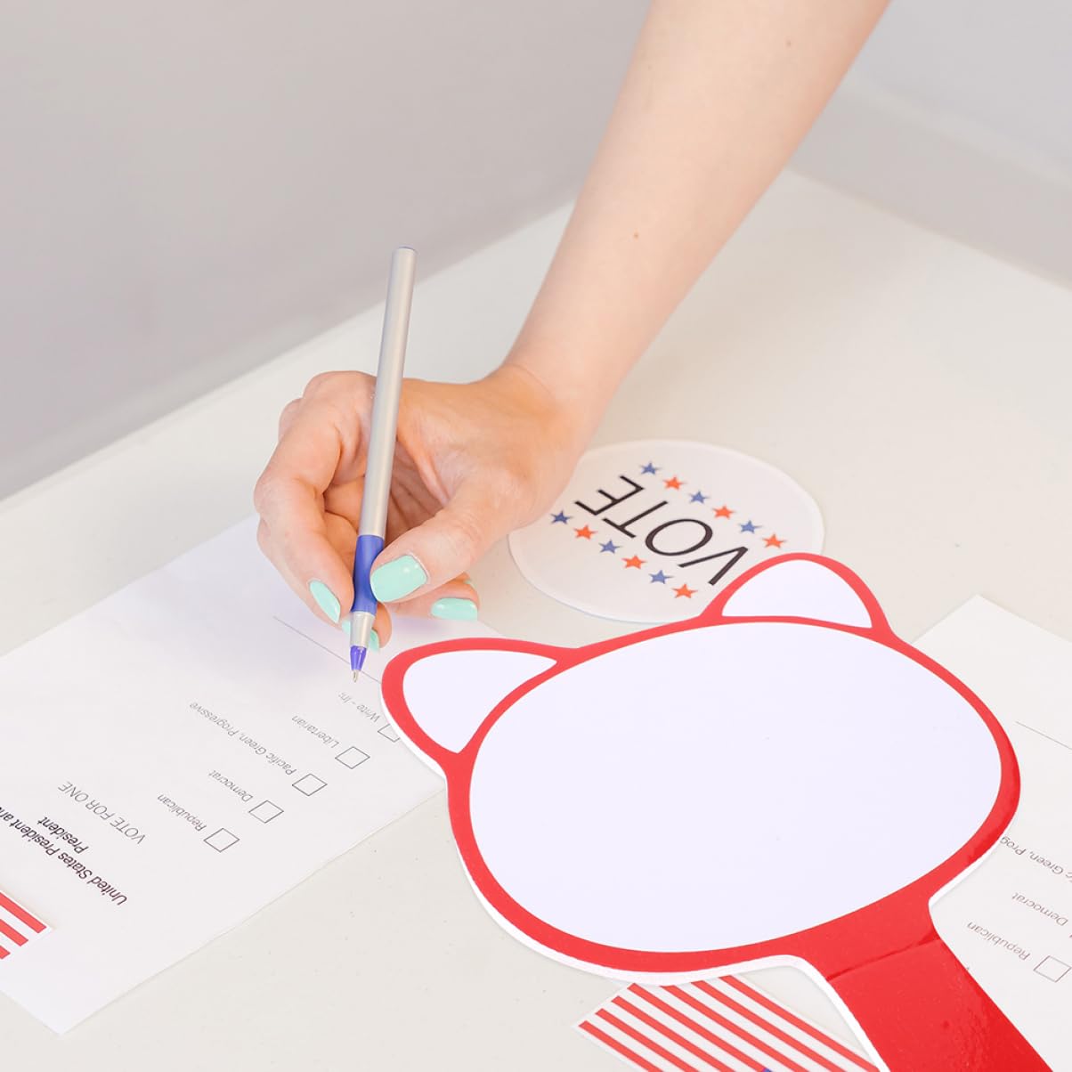 NUOBESTY 10pièces Panneaux Écrits Effaçables à Main Tableaux Blancs Unidirectionnels pour Compétitions Et Évaluations Modèle Chat