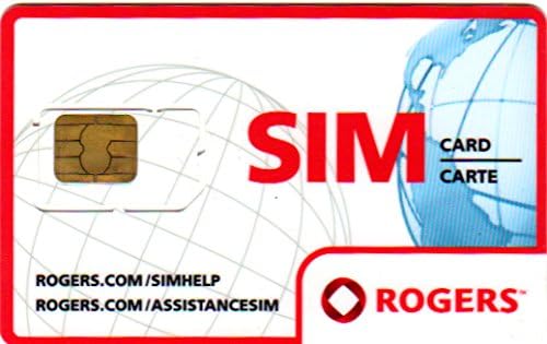 Rogers Canada New Sim Card Unactivated