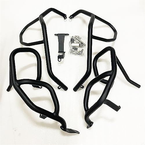 Protecteur cadre carénage haut de gamme pour BMW F850GS F750GS finition noire thermolaquée