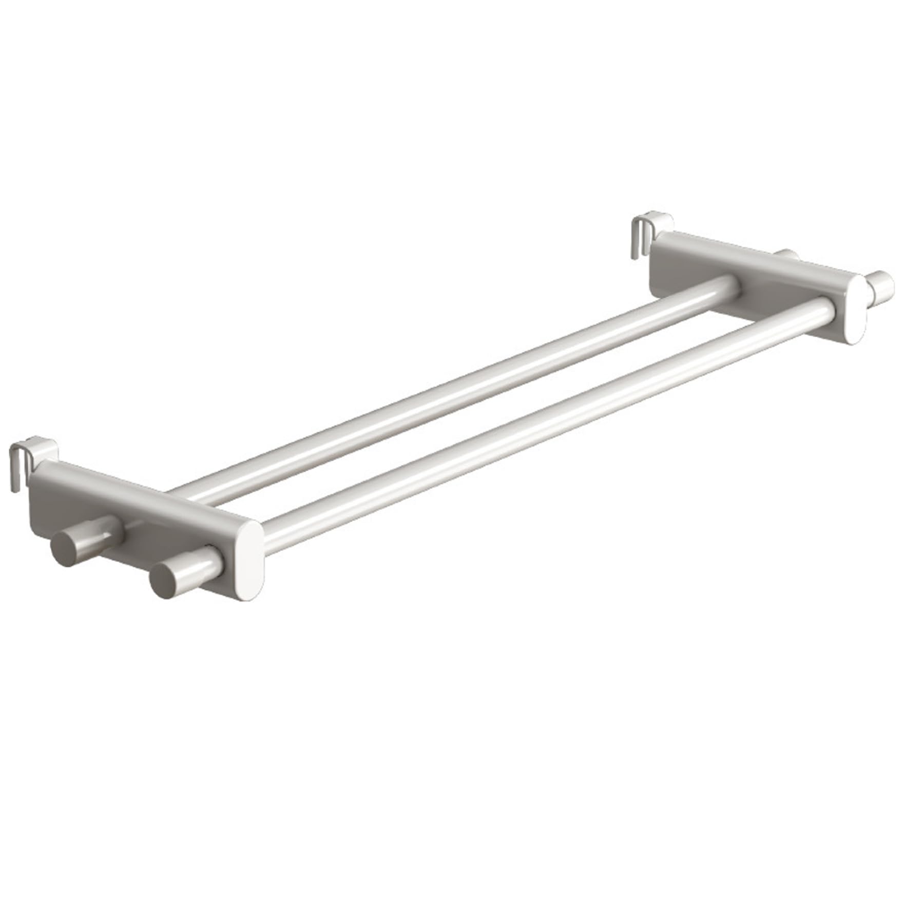 Porte-serviettes de radiateur double pour éviter le linge humide en hiver