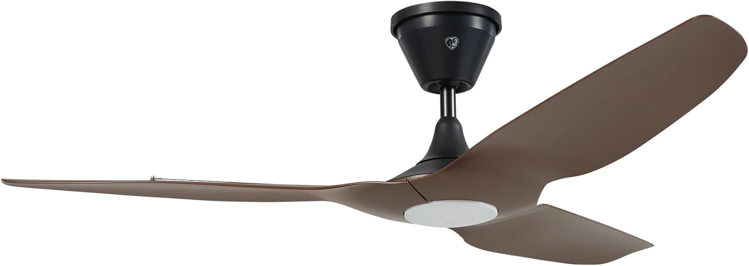 Big Ass Fans - Haiku Coastal - Marine/Coastal Grade Smart Outdoor Ceiling Fan with Remote Control, 2700K Dimmable LED, Universal Mount with 10" Extension Tube