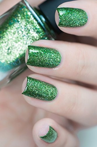 Image of ILNP Lucky One - Pine Green Holographic Nail Polish