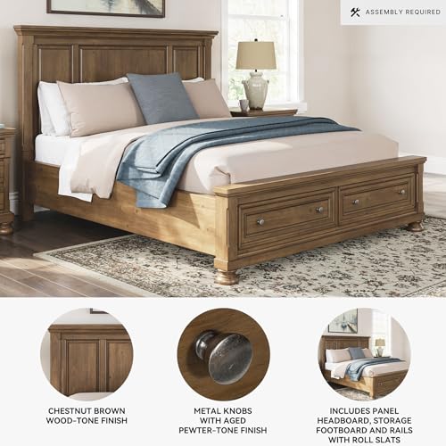 Image of Signature Design by Ashley California King Bed Frame with Storage