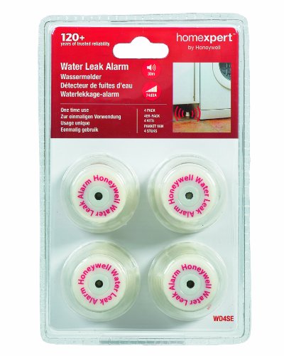 Homexpert by Honeywell Einweg-Wassermelder 4-Stück, WD4SE