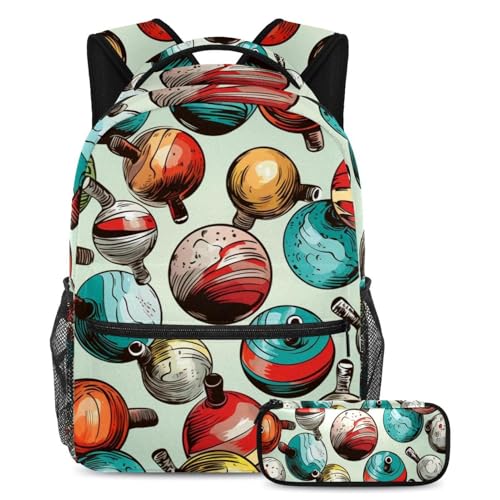 Cartable grand format avec sac à dos bowling 73 de haute capacité