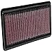 Produktbild K&N 33-5040 Motorluftfilter: Hochleistung, Prämie, Abwaschbar, Ersatzfilter,Erhöhte Leistung, 2015-2019 (MX-5 Miata, Mx-5, MX-5 IV, Roadster, 124 Spider)