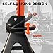 SENKEYFE 3 Ton (6,600 LBs) Jack Stands with Crossbars,Double Pin Locking,Rubber Cover,Large Foot Base,12