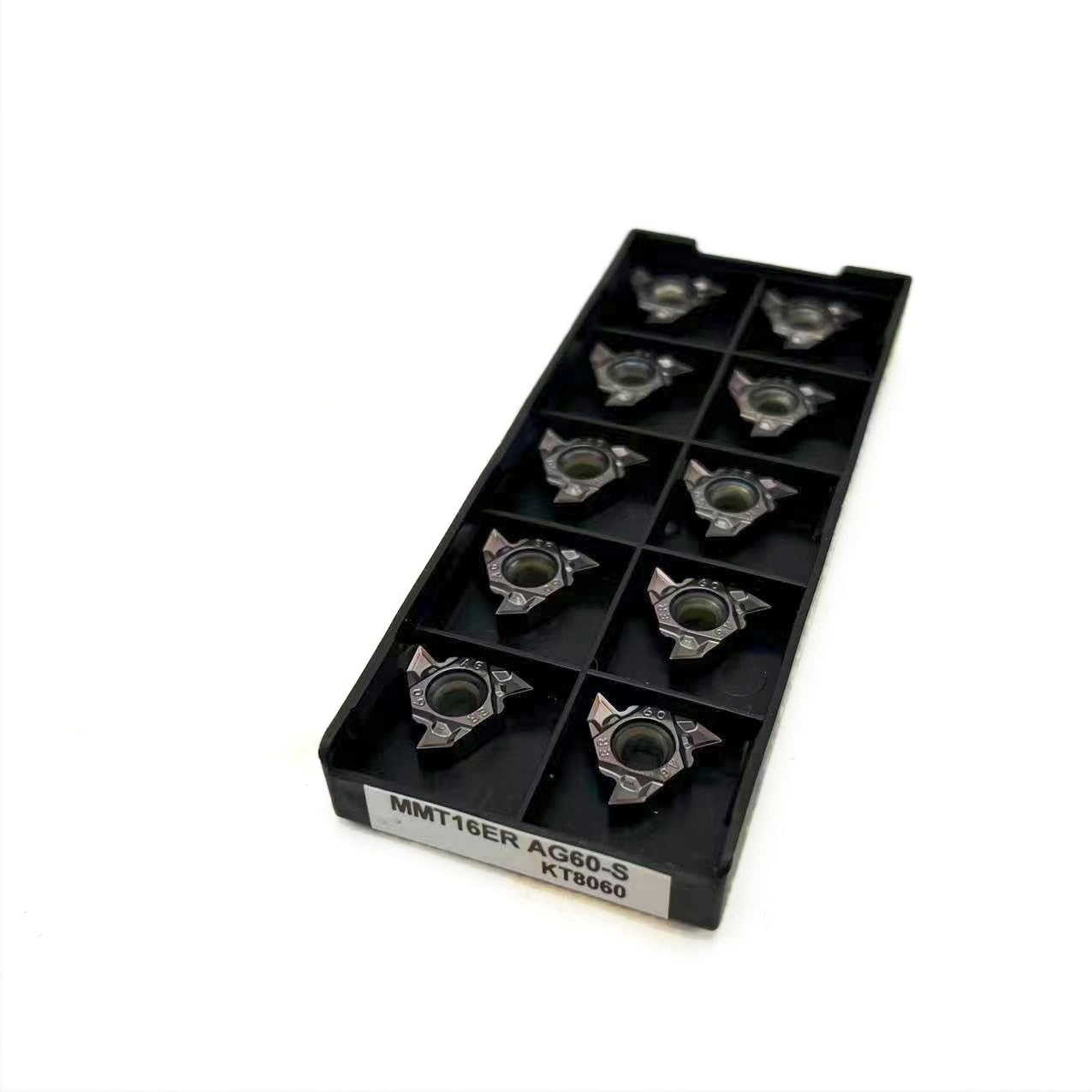 1pcs SER1212H16 SER1616H16 SER2020K16 SER2525M16 External Threading Turning Tool Holder + 10pcs MMT16ER Carbide Threading Inserts(KT8060,SER1212H16)