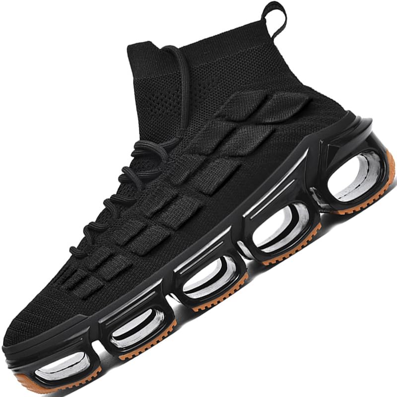 LZDZN Mens Boots For Men Chelsea Shoes High Top Sneakers Men's Brown White Black Size Man Shoe Casual Fashion Sneaker