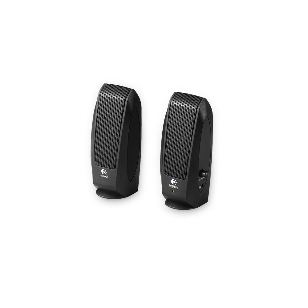 Logitech LGT-S120 Set di Altoparlanti, Modello UK, Nero