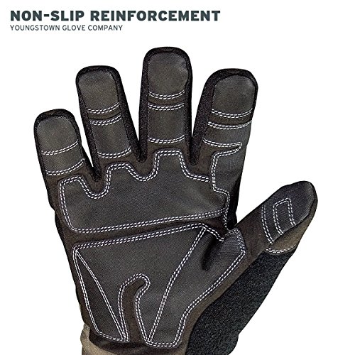 Guantes impermeables XT de 200 gramos Thinsulate gris y negro 6