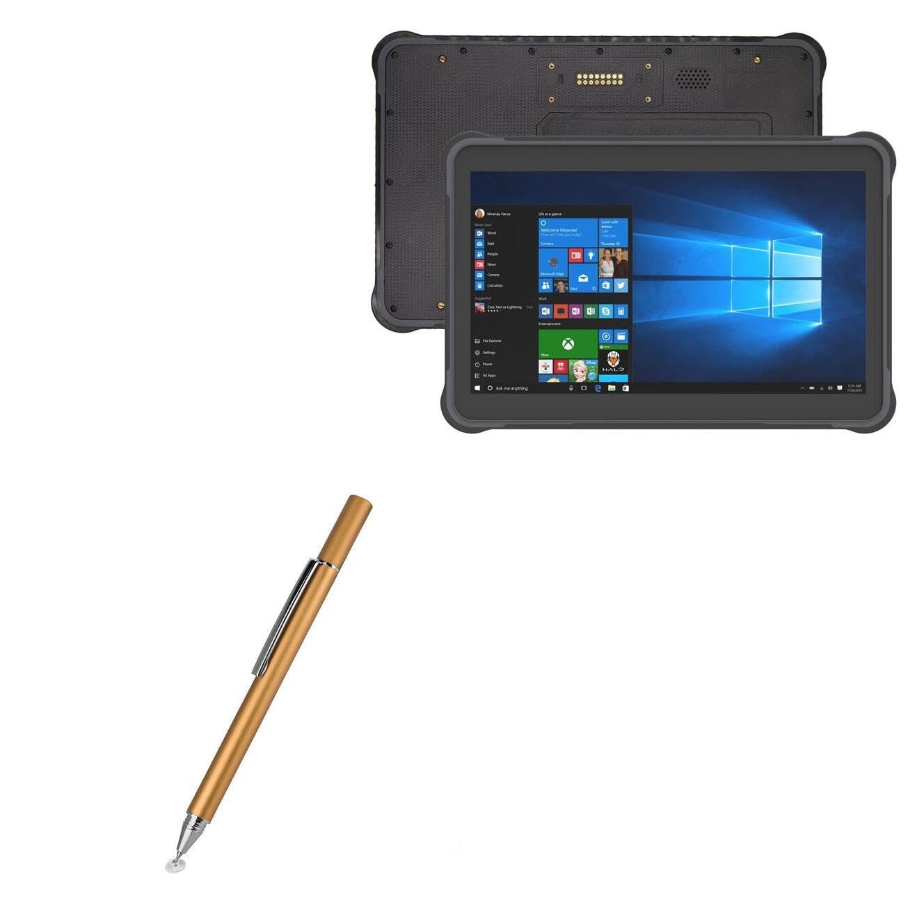 BoxWave Stylus Pen Compatible with Geekland GKR610W (10.1 in) - FineTouch Capacitive Stylus, Super Precise Stylus Pen - Champagne Gold