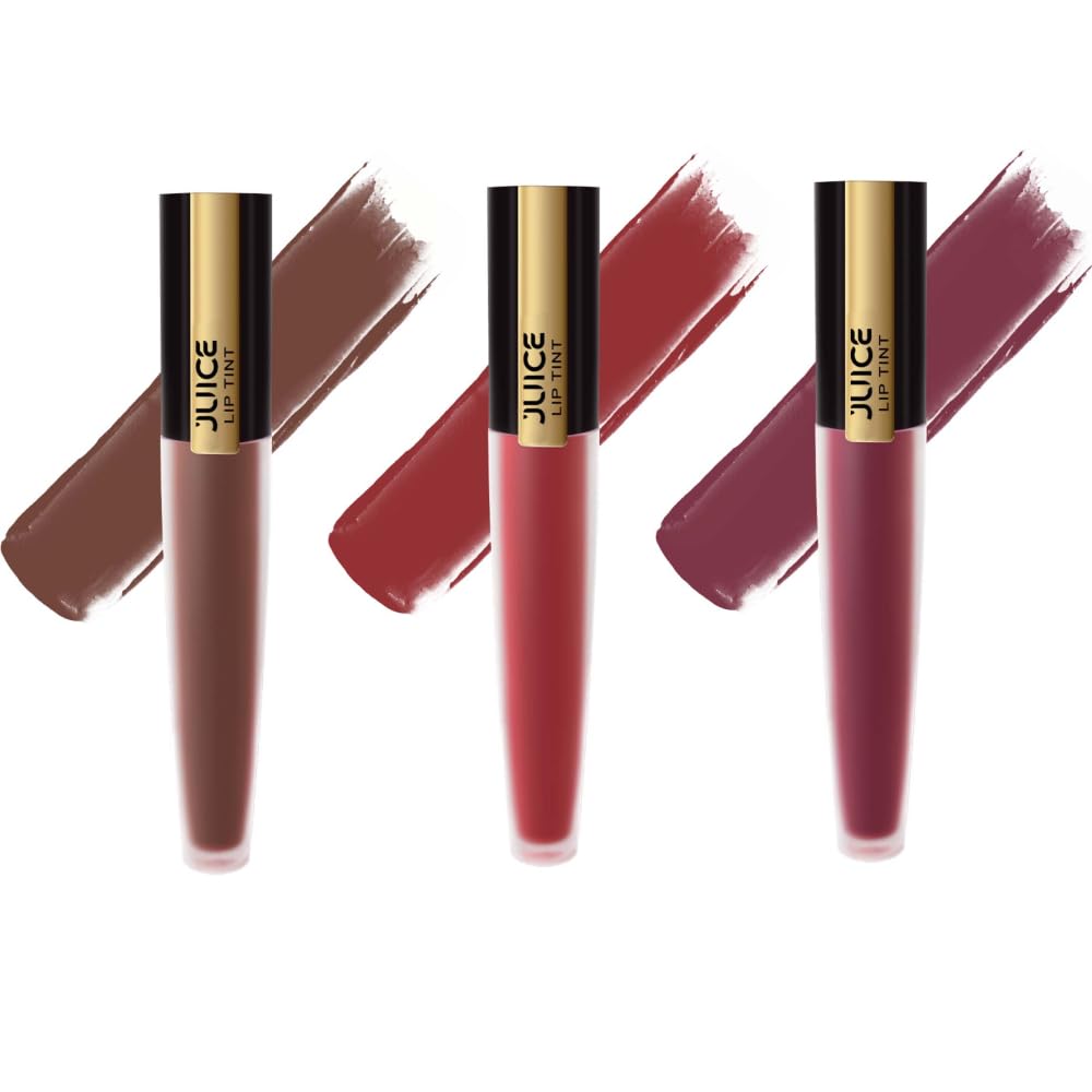 JUICE Matte Lip Combo L01 Shade No.: BURGUNDY BLEND M-41, BLOOD SHOT M-40, BURGUNDY BLUSH M-44-image-29