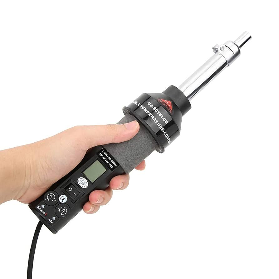 まーPREMIUM RELEASE WARM & COOL GUN Heat Gun, Heavy Duty Hot Air Gun Kit Dual Temperature