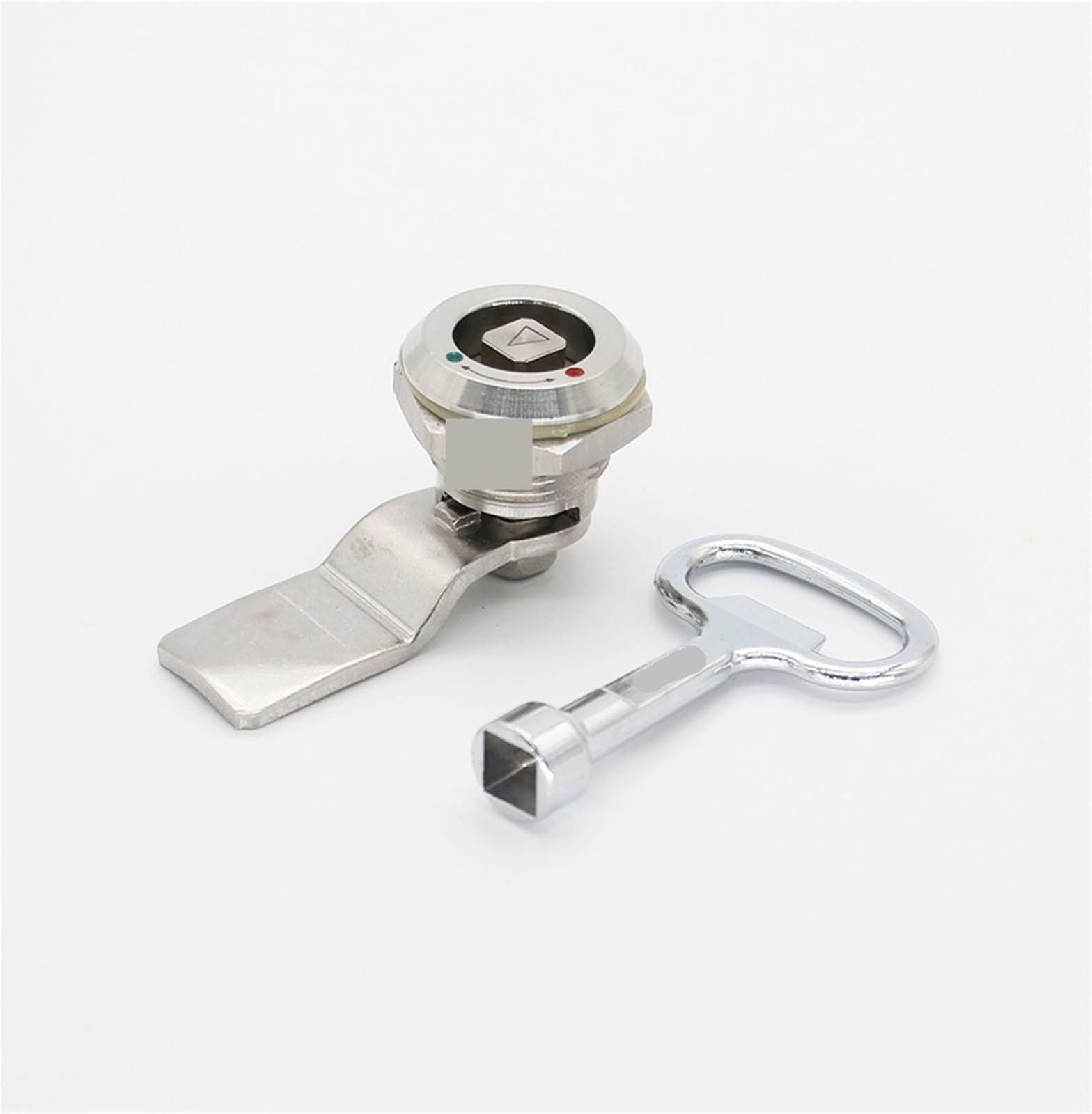 Tjuhgfedcq Four Angle With Mark Ms705 Stainless Steel 304 Tongue Lock Triangle Four Corner With Identification Distribution Box Garbage Bin 1Pcs