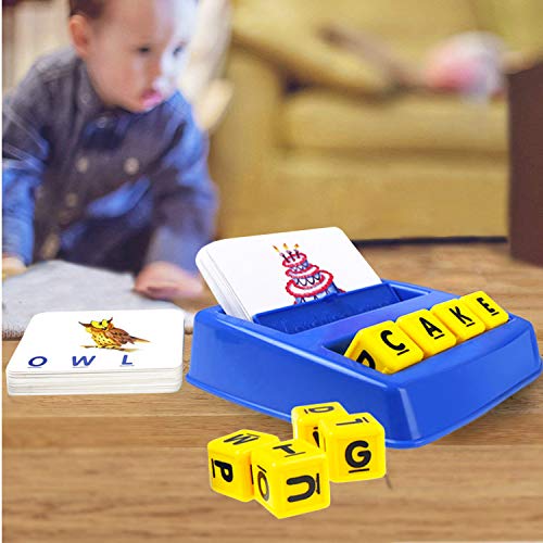 Educational Toys, Alphabet Learning Toys Flash Card Game For Toddlers 3 4 5 Year Old Preschool Matching Letter Spelling Reading Games For Kids 3-8 Years Old Boys Girls Birthday Christmas Gift #TOP6