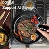 CAROTE Ceramic Cookware Set Nonstick, 16pcs Pots and Pans Set Nonstick, Non-Toxic & PFAS-Free, Dishwasher, RV/Camping Cookware Set, Cooking Pots with Lids, Charcoal Black #3