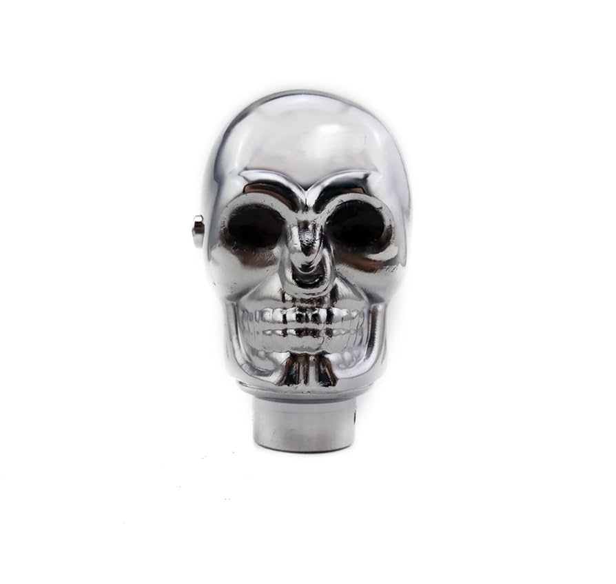 【新品未使用】DAMNGOOD!! SKULL HANDLE SC25 BK Amazon.com: TESWNE Silver Chrome Skull Stick Shift Knob LED