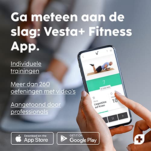 Vesta+ Balansbord van hout + fitnessapp, balansbord van duurzaam eikenhout – de balansbord testwinnaar voor de plus in je workout, wiebelplank balansbord voor volwassenen - Afbeelding 4