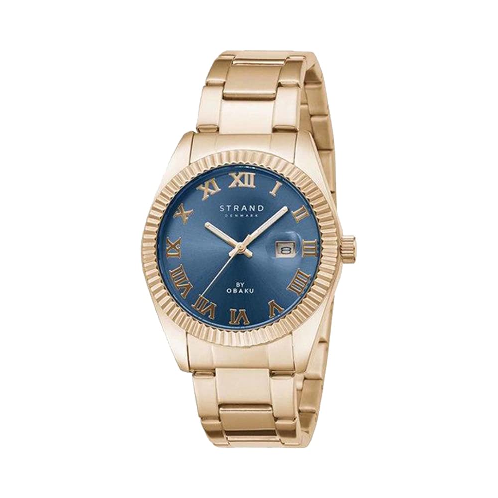 Strand By Obaku Delmore Lapis Analog Blue Dial Mens Watch-S721GDVLSV (B09C39QQMY) Amazon Price History, Amazon Price Tracker