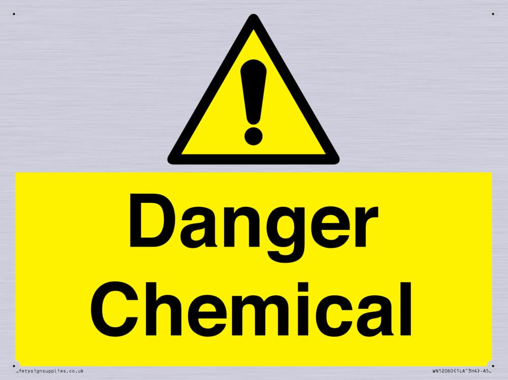 Danger Chemical Sign - 200x150mm - A5L