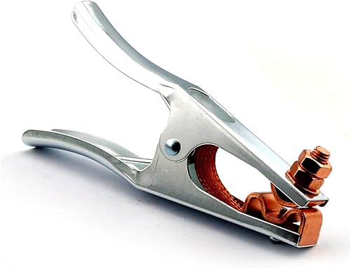 WeldingCity Abrazadera de tierra de acero galvanizado de 400 amperios para soldadura por arco