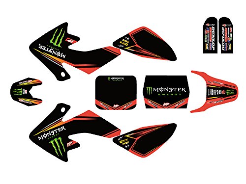 Kit déco N'STYLE/MONSTER - Type CRF50 - Rouge - Dirt Bike