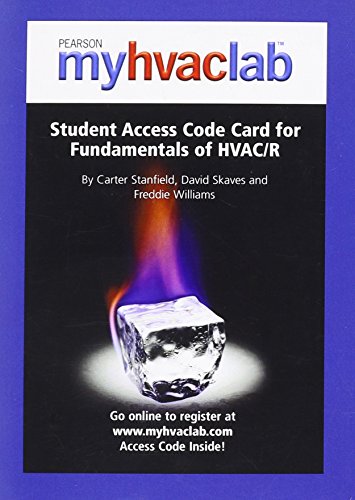 Fundamentals of HVAC/R Myhvaclab Access Code