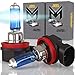 Mega Racer H11 55W White 5000K Xenon Halogen Headlight Lamp Light Bulb (Low Beam) DOT Replace Auto Car USA Seller