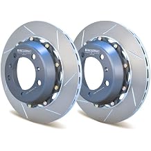 GIRODISC A2-035 REAR BRAKE ROTOR KIT SLOTTED FOR PORSCHE 981 CAYMAN, 997 MK 2