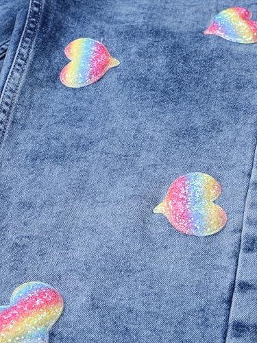 Image of KiddoPanti Girls Solid Waist Elasticated Straight Fit Jeans
