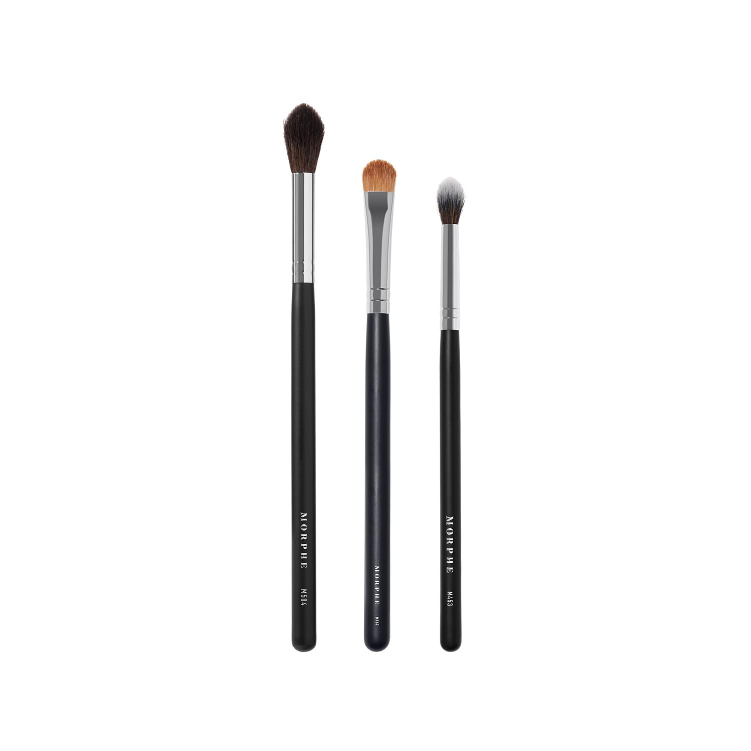 Amazon.com: Morphe Basic Eye Brush Trio - Eyeshadow Brush Set for