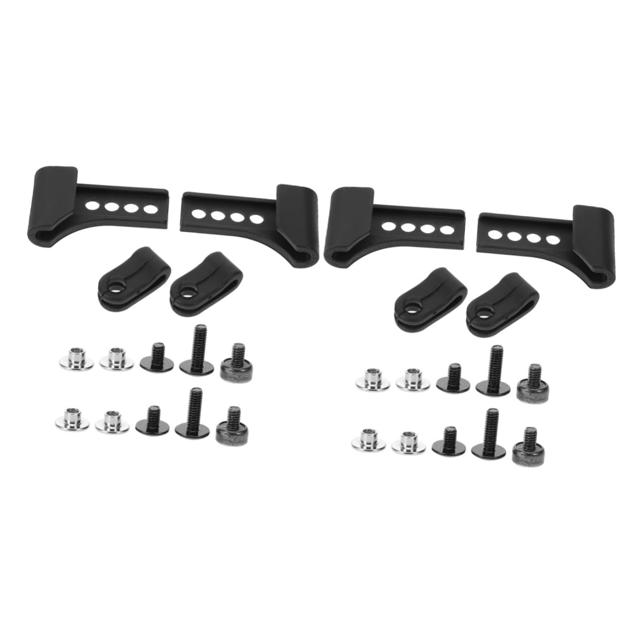 VANZACK 2 Pairs Sports Helmet Buckle Set Baseball Helmet Padding Kit Visor Clips