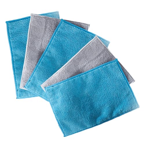 Yardenfun 5 pezzi Panni in Fibra di Bambù per Cucina Asciugatura e Pulizia Multiuso Alta Assorbenza e Doppio Morbidi e Delicati per Vetri Mobili e Superfici Senza Graffi