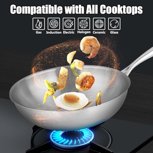 Wok de Titanio Pure Titanium Cookware 11.81 IN miniatura 5