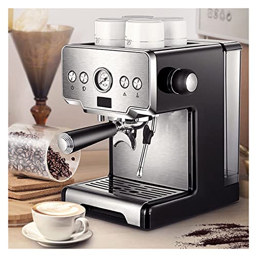 GLJTUO Home 15Bar Kaffeemaschine Crm3605 Maker Espresso Halbautomatische Pumpe Typ Cappuccino Milch Blase – Bild 5