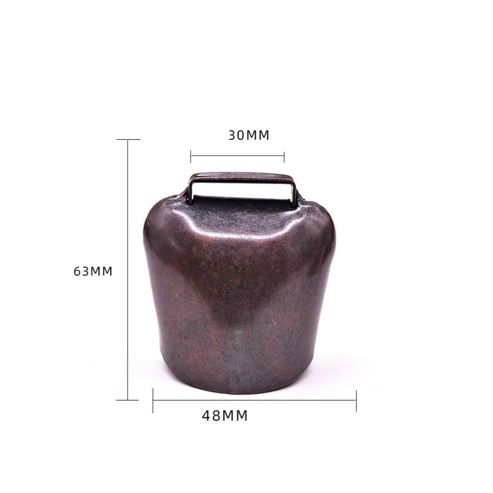 EXCEART Campanacci per Mucche e Pecore 2 Pezzi in Bronzo Portatili