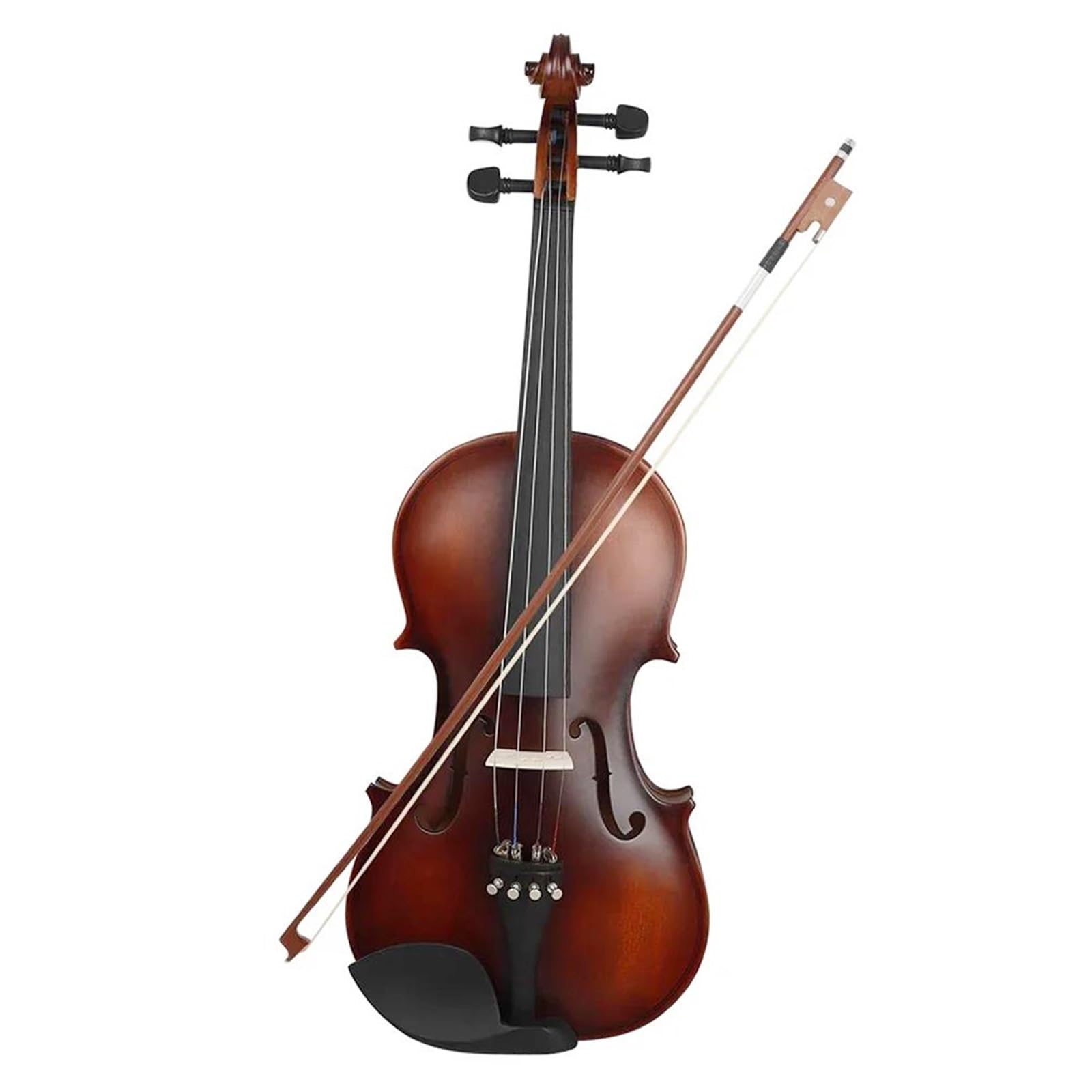Violino Violino Professionale 4/4 Violino Acustico In Legno Massello Vintage Opaco Violino In Tiglio Con Regalo Per Strumento Per Principianti Con Fiocco