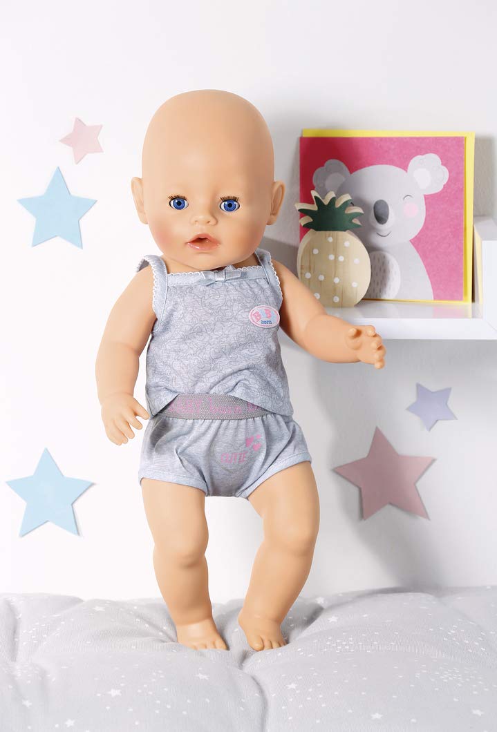 Zapf Creation 827543 Baby Born Underwear Doll Clothes 43 cm Pack of 1, Grey, Pink - Image 2