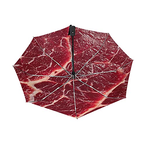 Parapluie pliable portable automatique motif bœuf pour la ville et les trajets