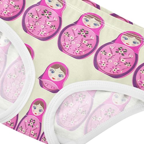 Colorful Russian Nesting Dolls Toddler Girls's Underwear 2T 202c11814
