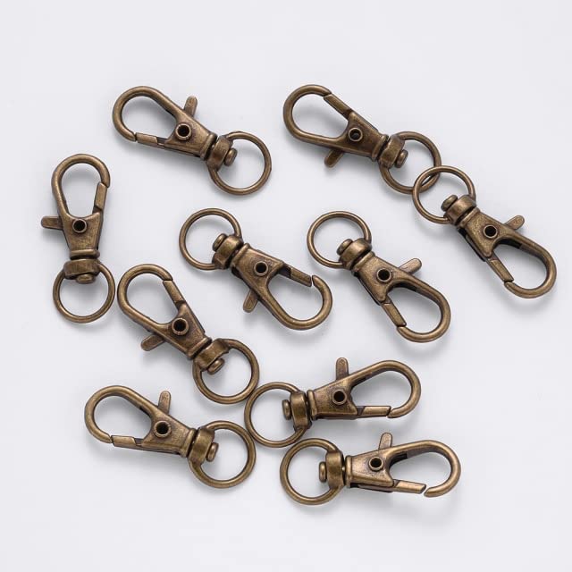 100 stuks gouden kreeft gesp kettingen sieraden gespen open springen ringen gesp sleutelhanger haken voor sieraden maken accessoires doe-het-zelf ambachten choker kettingen armband maken