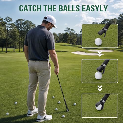 4 Pack 3-Prong Golf Ball Grabber