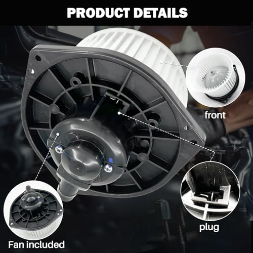 Image of 700038 AC Heater Blower Motor Fan Assembly Fit for Mitsubishi Lancer 2002-2007, Outlander 2003-2006 MR568593
