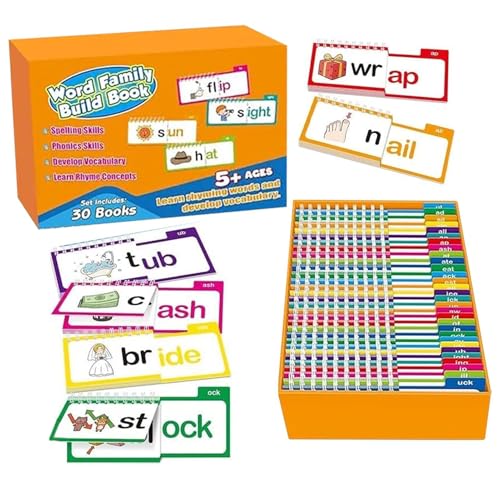 Livre de construction de mots pour surmonter les blocages de lecture en maternelle