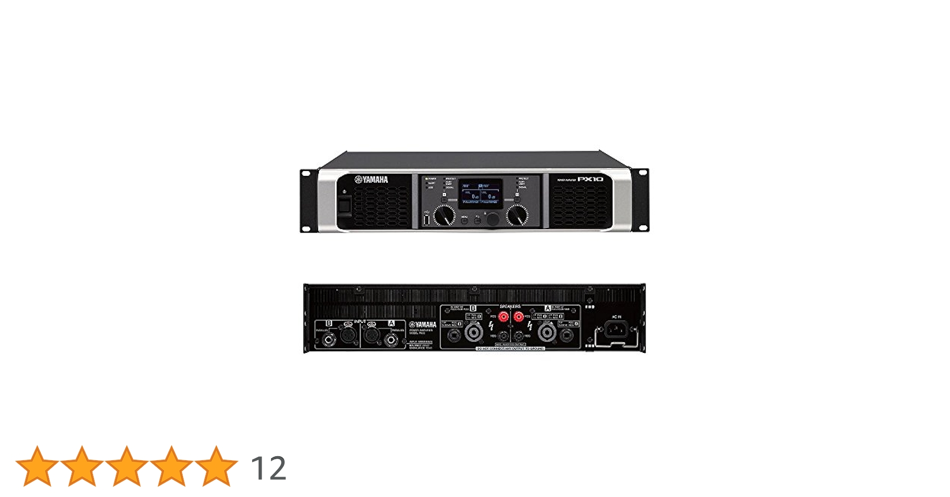YAMAHA パワーアンプ PX10 PX10 2400W Power Amplifier - Yamaha USA